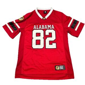 BUC-EES Alabama Men's Size M #82 Football Jersey Beaver Patch